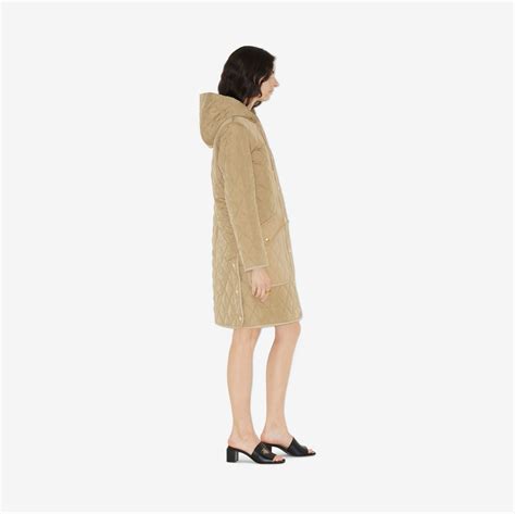 burberry baughton 18 quilted jacket|Quilted Thermoregulated Coat in Archive beige .